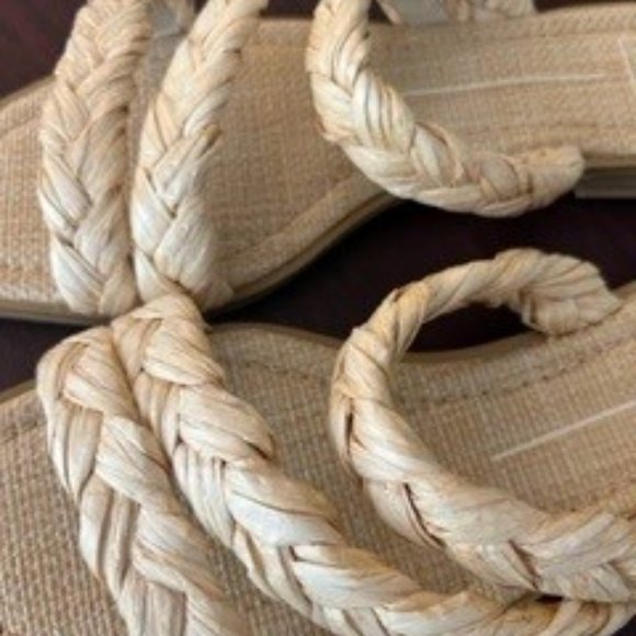 Brand: dolce vita raffia sandals   Color: natural  Size: 7.5 - Picture 4 of 4
